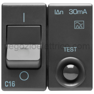 GEWGW21450 I.D.MAG.1P+N C16 IDN 30MA 230V 3KA SY/BK
