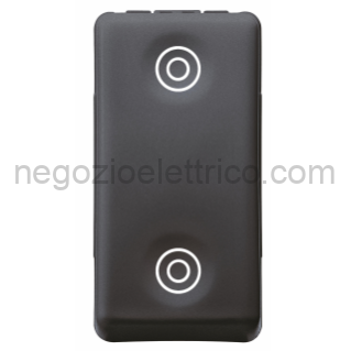 GEWGW21520 PULSANTE 1P DOPPIO NA 10A SY/BK
