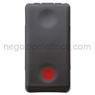 GEWGW21523 PULSANTE 1P NC+AUX NA -ARRESTO- SY/BK