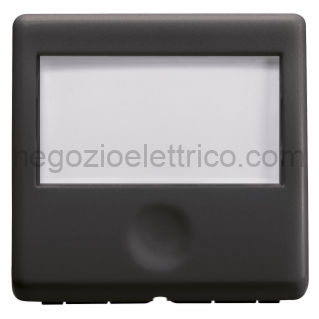GEWGW21591 PULSANTE CON TARGA P.NOME 2M ILLUM.SY/BK