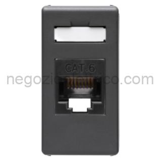 GEWGW21684 PRESA RJ45 CAT.6 UTP SY/BK