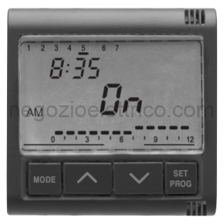 GEWGW21825 PROGR.EL.GIOR./SETT.-1 CANALE 230V SY/BK