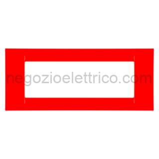 GEWGW22126 PLACCA 6P ROSSO GERANIO SYSTEM VIRNA
