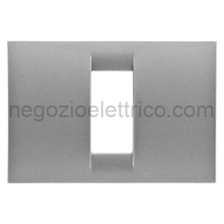 GEWGW22281 PLACCA 1P TITANIO METALLIZ.SYSTEM VIRNA