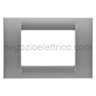 GEWGW22283 PLACCA 3P TITANIO METALLIZ.SYSTEM VIRNA
