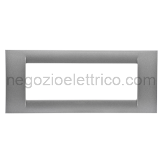 GEWGW22286 PLACCA 6P TITANIO METALLIZ.SYSTEM VIRNA