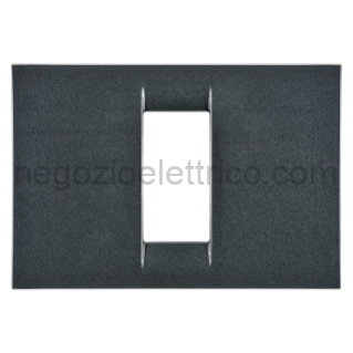 GEWGW22291 PLACCA 1P ARDESIA METALLIZ.SYSTEM VIRNA