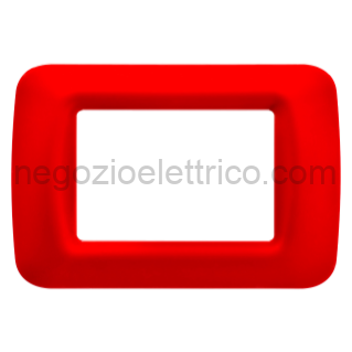 GEWGW22523 PLACCA 3 POS.ROSSO GERANIO TOP SYSTEM