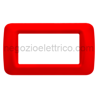 GEWGW22524 PLACCA 4 POS.ROSSO GERANIO TOP SYSTEM