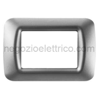 GEWGW22603 PLACCA 3 POS.TITANIO METALL.TOP SYSTEM
