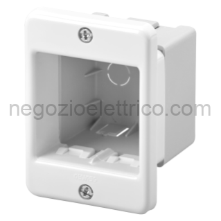 GEWGW24010 PLACCA 2 POS.BIANCO PER PROFILATI