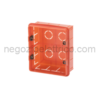GEWGW24206 SCATOLA 6 POSTI (3+3) INS.METALLICI