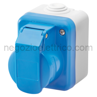 GEWGW26222 PRESA IEC309 2P+T 16A 220V IP44 PARETE