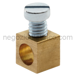 GEWGW26407 MORSETTO DI TERRA IN OTTONE