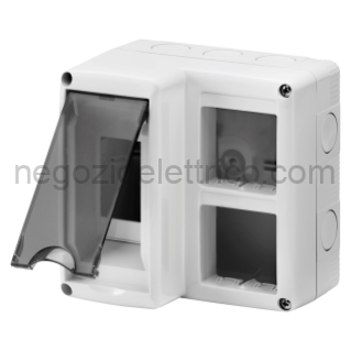 GEWGW27071 CONTENITORE 2MOD.DIN+(2X2)MOD.SYSTEM PR.