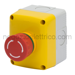 GEWGW27202 CONTENITORE 1POS.PULSANTE EMERGENZA