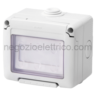 GEWGW27836 PULSANTE UNIP.10A TARGA PORTANOME STAGNO