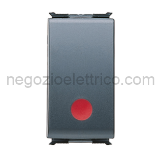 GEWGW30037 PULSANTE UNIPOLARE NC 10A ''ARRESTO'' CO