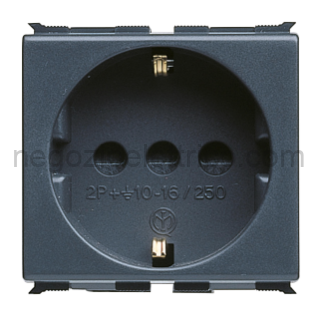 GEWGW30210 PRESA 2P+T 16A (P30) ST.ITALIANO/TEDESCO