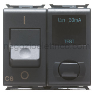 GEWGW30377 INT.DIFF.MAGN.1P+N C6 IDN 10MA 230V 3KA