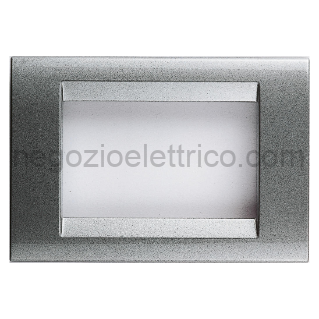 GEWGW32019 PLACCA 18 POS.TITANIO METALLIZZ.PLAYBUS