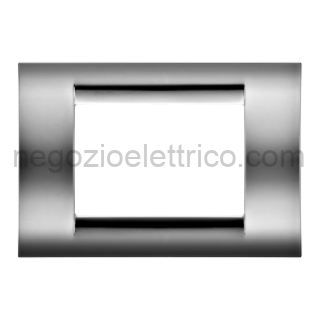 GEWGW32073 PLACCA 3 POS.CROMO SOFT PLAYBUS