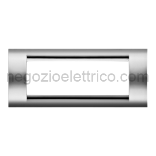 GEWGW32076 PLACCA 6 POS.CROMO SOFT PLAYBUS