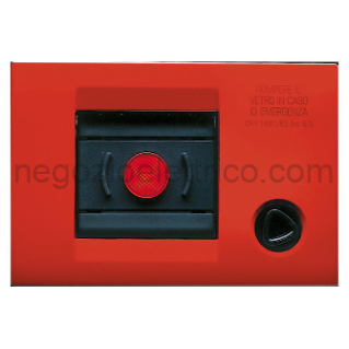 GEWGW32451 PLACCA AUTOP.EMERGENZA -INT.1NA+1NC