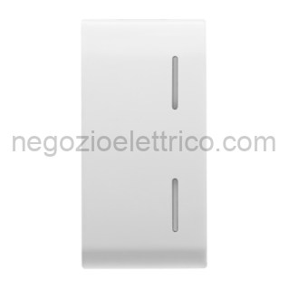 GEWGW10557 TASTO SING.LOC.DOPPIA PER PULS.KNX BIA