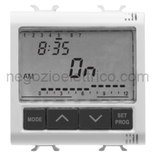 GEWGW10581 PROGR.ELETTRONICO GIO./SETT.1C 2M BIANCO