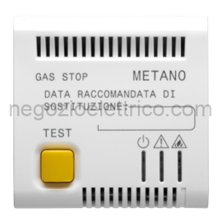 GEWGW10712 RIVELATORE CH4 2M 12V ac/dc BIANCO