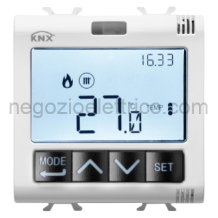 GEWGW10765H TERMOSTATO T+H EASY INCASSO BIANCO