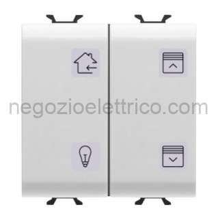 GEWGW10787 PULSANTIERA 4 CANALI KNX - BIANCO