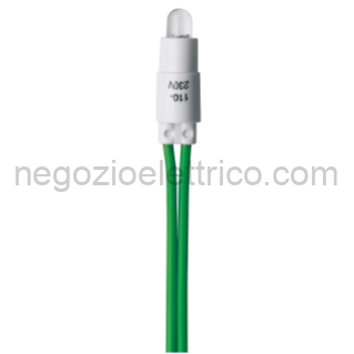 GEWGW10884 UNITA' SEGNALAZIONE LED VERDE 230V ac