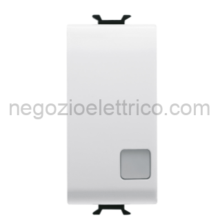 GEWGW10916 PULSANTE EL.1MOD SEGNALAZIONE LUM.BIANCO