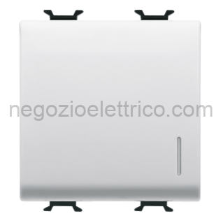 GEWGW10917 PULSANTE EL.2MOD LOCALIZ.LUM.BIANCO
