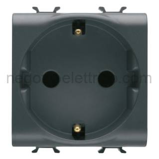 GEWGW12341 PRESA 2M 2P+T 16A+MORSETTO ST.SPA.NERO