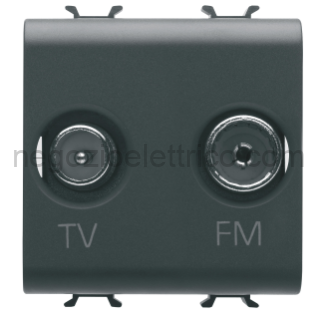 GEWGW12381 PRESA TV+FM 2M NERO