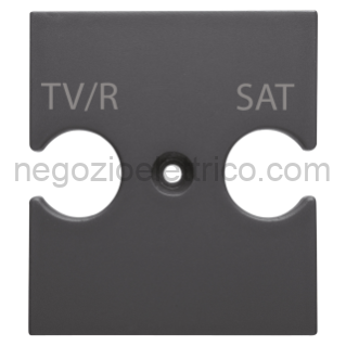 GEWGW12387 SUPPORTO PRESE COMBINATE TV-R-SAT CH/BK