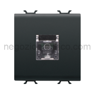 GEWGW12409 CONNETTORE TELEFONICO RJ11 2M NERO