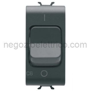 GEWGW12466 INT.AUT.MAGN.1P+N C6 3KA 230V ac 1M NERO