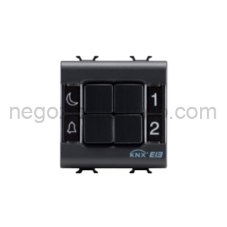 GEWGW12752 PULSANTIERA EASY 4 CAN NERO
