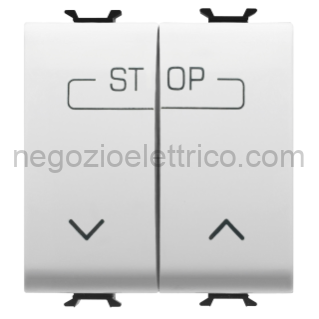 GEWGW10160F DOPPIO PULSANTE 2M 1P NA 16A BIANCO