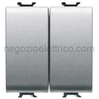 GEWGW14159F PULSANTE+DEVIATORE 2M 1P NA 16AX TITANIO