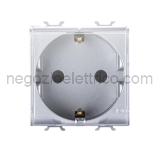 GEWGW14242 PRESA 2M 2P+T 16A ST.TED. CON COPERCHIO