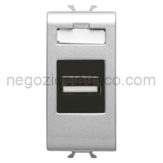 GEWGW14459 PRESA USB 1M TITANIO