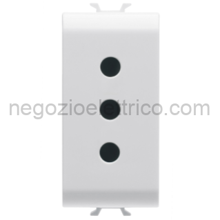 GEWGW10201 PRESA 1M 2P+T 10A P11 ST.ITA.BIANCO