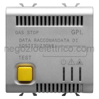GEWGW14711 RILEVATORE GPL 2M 12V ac/dc TITANIO