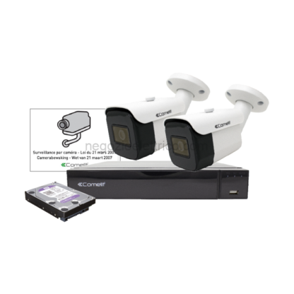 COEIPBKIT04S02PA/BEKIT IP 1xIPNVR004S05PASL 2xIPBCAMS02FA+ACC