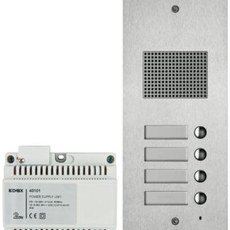 VIWK41504 Kit Steely 2F+ audio 4 pulsanti acciaio